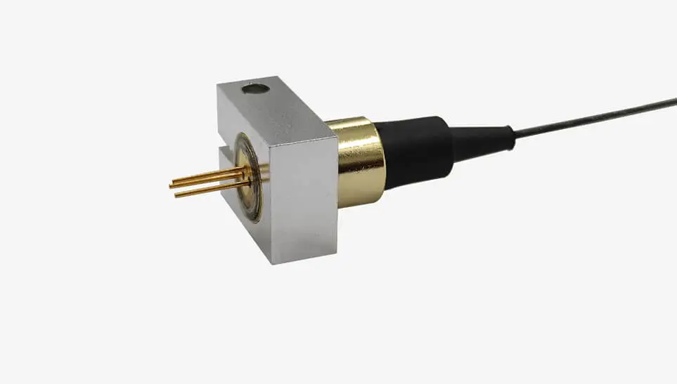 Diodo Laser Coaxial TO Acoplado a Fibra de 408nm