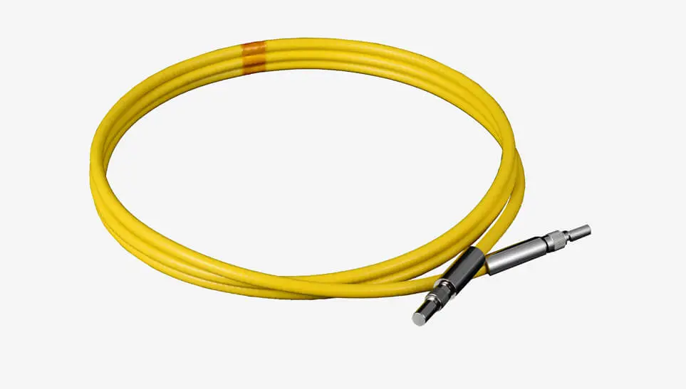 Cabo patch de fibra óptica com férula cantilever SMA905