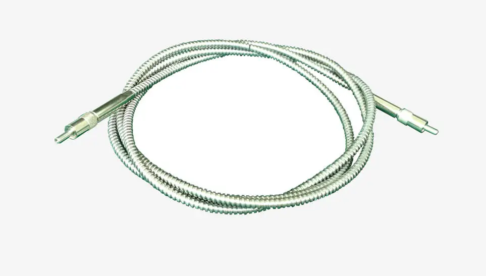 Cabo patch de fibra óptica SMA905 com ferrulha de aço inoxidável