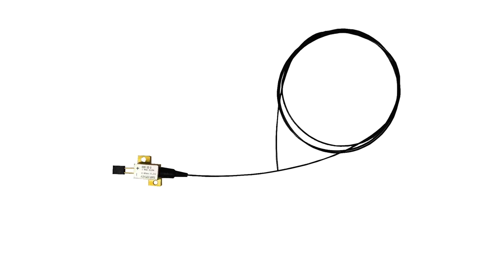 Diodo Laser Acoplado a Fibra SM de 488nm e 30mW